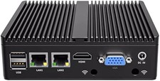 Firewall Industrial Fanless Mini PC Celeron N2840 Dual LAN picture