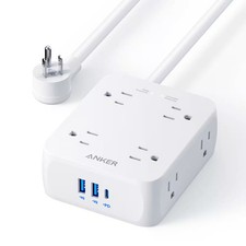 Anker - 341 USB Power Strip - White picture