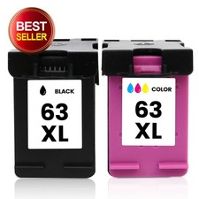 2x 63XL 63 XL Ink Cartridge for HP Envy 4516 4520 4522 OfficeJet 3830 4650 5255 picture
