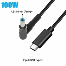 Dc Power Charger Converter USB Type C Adapter Cable for Hp Stream 45W 65W 90W  picture