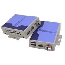 4K 30Hz HDMI Over Fiber Converter with KVM,Uncompressed No Loss 10G SFP Modul... picture