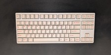 Zoom TKL EE Keyboard White Case & Glass SS PVD Mirror Gold Wired and Wireless picture