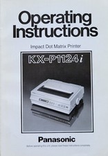Vintage - Panasonic Impact Dot Matrix Printer, Operating Instructions picture