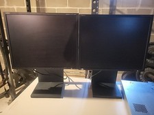 NEC Multisync LCD 1880SX, Very Nice Early 2000's LCD, Black (2) SET - VINTAGE picture