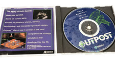 VINTAGE 1996 SIERRA OUTPOST CD GAME - BUILD MANDKIND'S FUTURE IN SPACE RM4-BIN31 picture