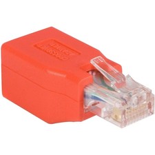 StarTech.com Cat6 Cable - Cat6 Crossover Adapter - GbE - Red - Ethernet Network picture