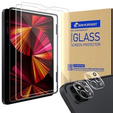 ArmorSuit [2+2 Pack] iPad Pro 11 Inch 2022 & 2021 Screen + Camera Protector picture