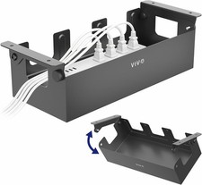 VIVO Flip-Open 16 inch Under Desk Cable Management Holder, Under Standing Desk picture