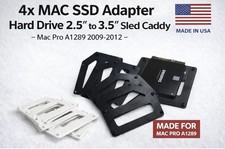 (4-Pack) MAC SSD Adapter Hard Drive 2.5 TO 3.5 Sled Caddy - Mac Pro A1289 picture