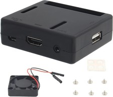 Raspberry Pi 3A+ Case with Fan ABS Cooling Enclosure Heatsink Included picture