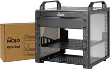 Tecmojo 4U Network Rack, 10 inch Mini Server Rack with 2 Side Translucent Panels picture