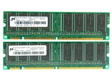Micron 512MB (2X256MB) PC133 133MHz 168Pin Desktop SDRAM Memory Ram NON-ECC picture