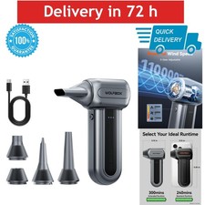 WOLFBOX MF70 Electric Air Duster 110,000 RPM Cordless 3-Speed picture