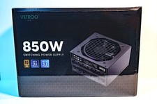Vetroo 850W Power Supply PCIe 5.1 ATX 3.1 Ready 80+ Gold Full Modular PSU BLACK picture