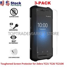 US 3PCS Toughened Screen Protector for  Symbol Zebra TC26 TC21 TC210K picture