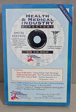 1993-94 Edition Health & Medical Industry Directory CD-ROM Sealed Vintage RARE picture