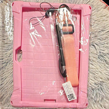 Pink Shockproof Silicone Case for Apple iPad w/ Stand Hand Strap Pen Holder picture