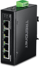 5-Port Industrial Fast Ethernet Din-Rail Switch, TI-E50, 5 X Fast Ethernet Ports picture