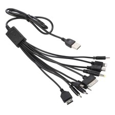 Multi Charging Cable, Universal Multiple Charging Cord Cable w/10 Ports picture
