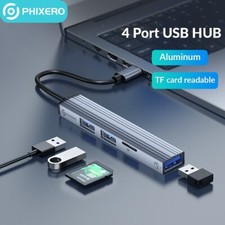 USB-C 4 in 1 Mini USB 3.0 USB 2.0 Hub Multi-Port Adapter High Speed Splitter picture