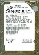 HTS542516K9SA00 PN 0A52124  MLC DA2010  HITACHI SATA 160GB MAR 2008 picture