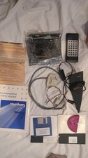 Rare Vintage CompuAdd Multimedia AM/FM Radio Tuner ISA Card Complete Kit picture
