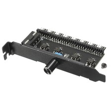 PWM Driver Module 3Pin 4Pin 12V PCI Cooling Fan Hub 8Way Adapter Card IDE Port picture