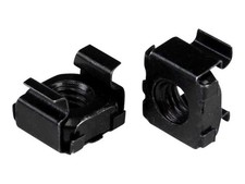 StarTechcom 50PKG M6 Cage Nuts Cage Nuts 50 Pack Rack Accessories CABCAGENUT6B picture