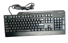 Lenovo SK-8825 Standard USB Wired Keyboard (SD50K28626) BLACK - TESTED LOT of 2 picture