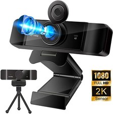 FAMPER Pro Smart Webcam, Full HD 1080P Web Camera with Dual Built-in picture