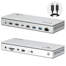 13-in-1 Thunderbolt 4 Docking Station Triple 4K Display 96W Charging 2.5G RJ45 picture