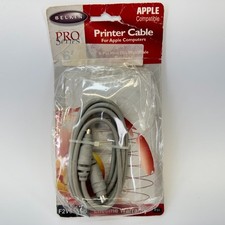 Vintage Belkin Apple Macintosh Mini Din 8 Male to Male Cable 6 ft NEW NOS picture