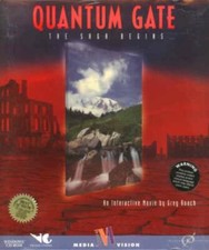 Quantum Gate PC CD mission to alien world planet sci-fi graphic adventure game picture