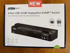 ATEN CS1924A 4-Port USB 3.0 8K DisplayPort KVM KVMP Switch Brand New picture