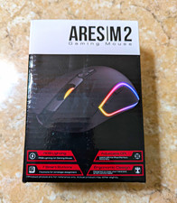 NEW iBUYPOWER ARES M2 Gaming Mouse RGB Optical 3600 DPI 7-Button Wired USB Black picture