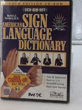 American Sign Language Dictionary, Gold Edition CD-ROM, & ASL for Kids Deaf picture