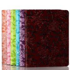 360 Folio Leather Embossed Leaf Case Cover Stand For Mini 2, iPad 2 3 4, Air 1 2 picture