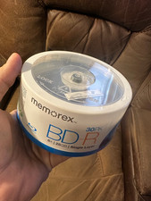 30 Pack Memorex Blu-Ray Discs BD-R 6X 25GB Single Layer Discs Brand New picture