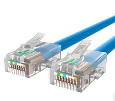 Belkin CAT5e Snagless Patch Cable RJ45 Connectors 3 ft. Blue A3L79103BLUS picture