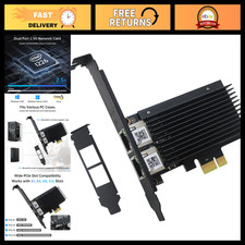 Dual Port 2.5G Network Card PCIe Adapter, Intel I226-V, RJ45 LAN, Windows 10/11 picture