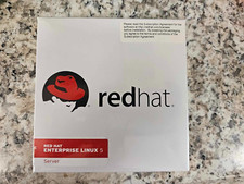 Retro Vintage New Red Hat Enterprise Linux 5 Server Dell PN G744K Rev A00 picture
