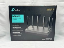 TP-Link BE6500 Dual-Band Wi-Fi 7 Router Archer BE400 Speed Up To 6.5 Gbps, Black picture
