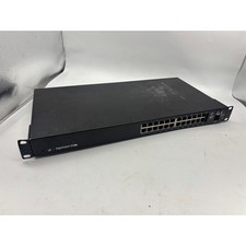 Ubiquiti EdgeSwitch 24 Lite ES-24-Lite Managed Gigabit 24 Port Switch Black picture