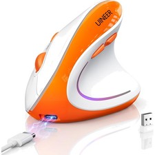 Uineer Ergonomic Vertical Mouse Tri Mode Wireless Rechargeable 4 DPI picture