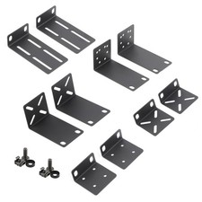 1/2PCS 1 Pair Rack Mount Kit Universal 1U Rack Ears with Adjustable Holes picture