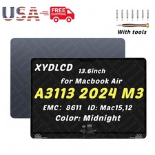 for Macbook Air A3113 M3 EMC8611 Mac15,12 LCD Screen Complete Assembly(Midnight) picture