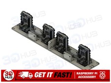 Raspberry Pi 5 4-Slot + JetKVM 2-Slot 19in 2U Server Rack Mount Bracket picture