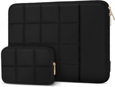 Laptop Case 13.3 inch, 13-13.3inch Puffy Laptop Sleeve in Black Color picture