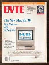Byte Magazine February 1989 picture
