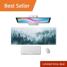 Wasica XL Extended Gaming Mouse Pad Watercolor Forest Misty picture
